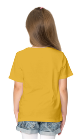Girls Jump Hop Skip Cotton Candy Tshirt - Back View - Comfortable Active Fit